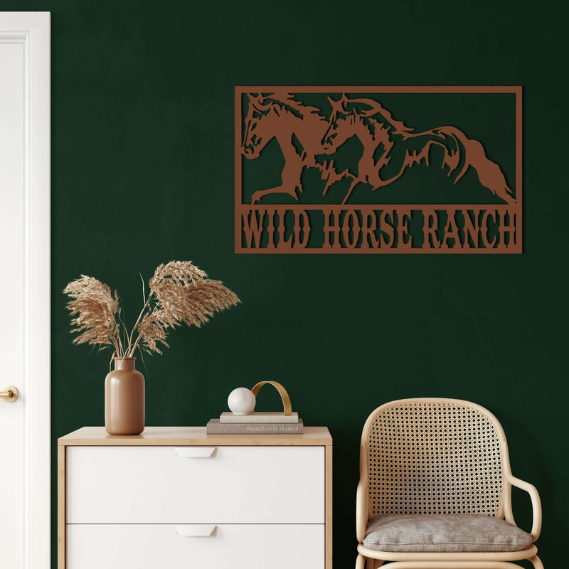 Horse Metal Wall Art