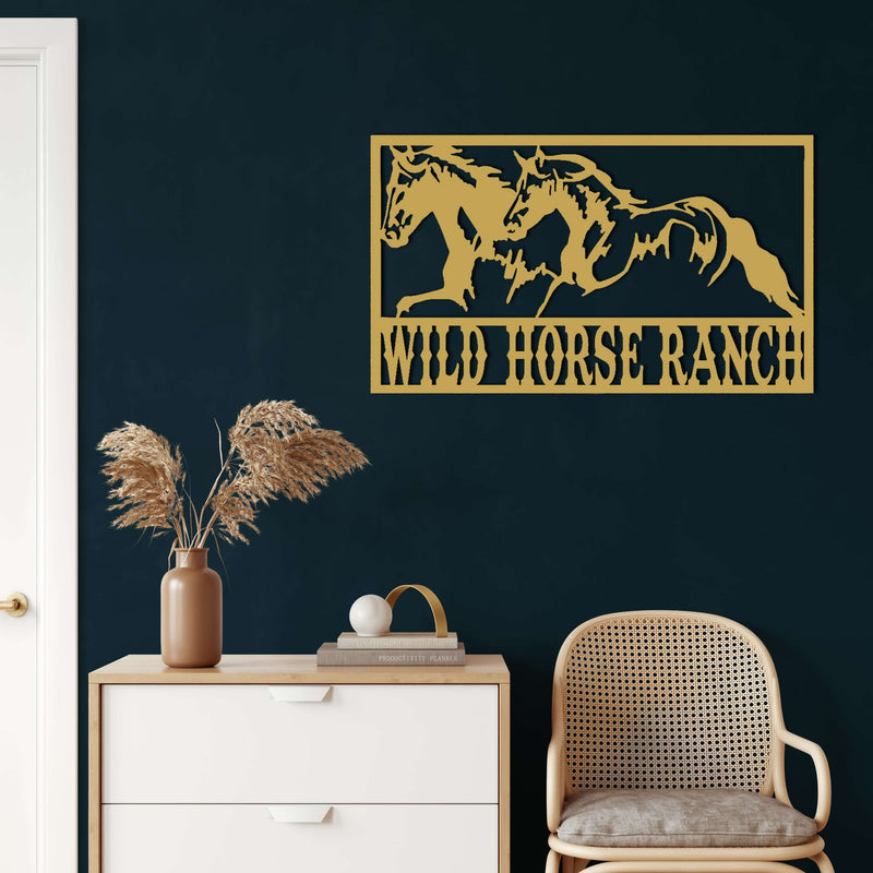 Horse Metal Wall Art