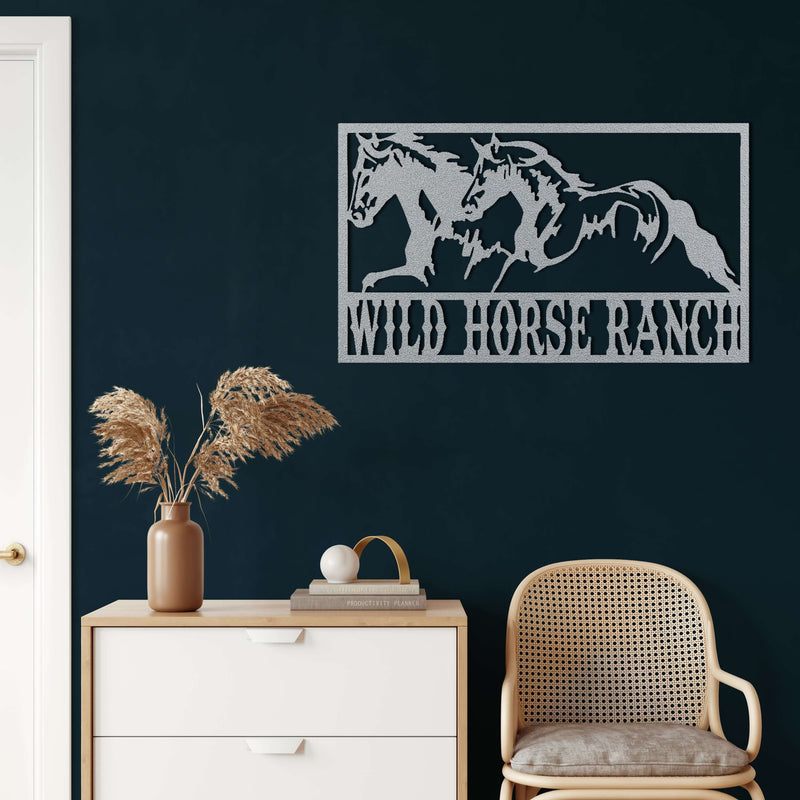 Horse Metal Wall Art
