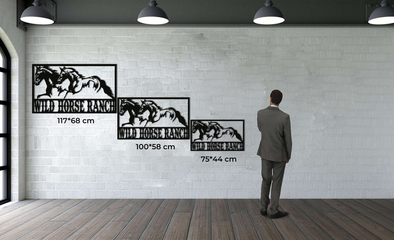 Horse Metal Wall Art
