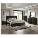 1 Piece 4 Drawers Tall Chest Bedroom Furniture - Black / White