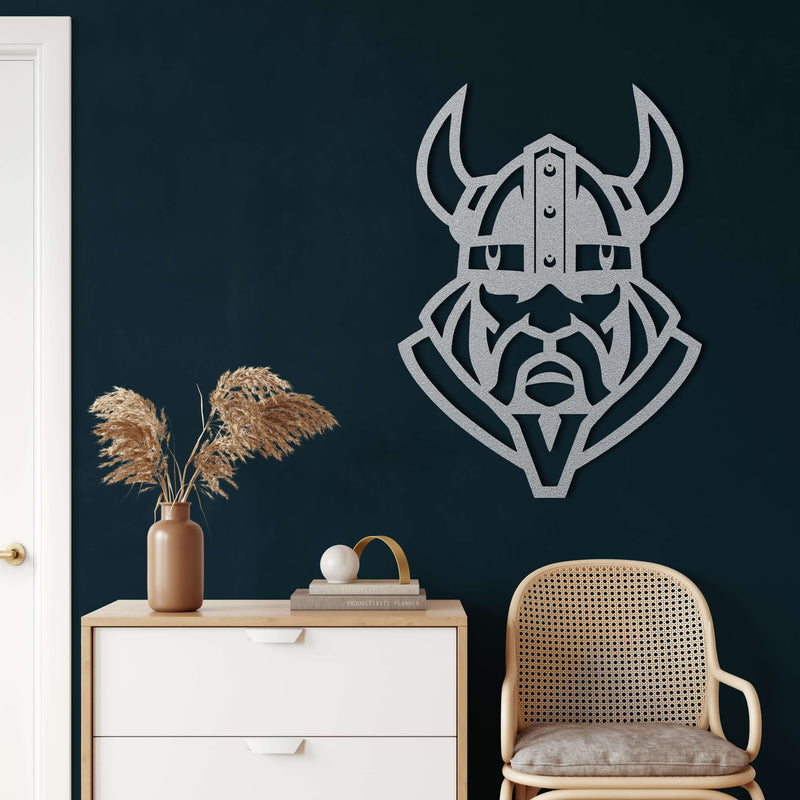 Viking Warrior Metal Wall Art