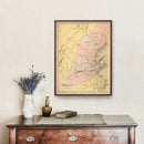 Vintage Map of Rockland, Maine 1894