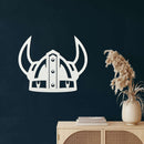 Viking Warrior Helmet Metal Wall Art