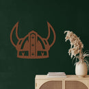 Viking Warrior Helmet Metal Wall Art