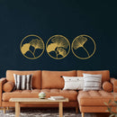 Ginkgo Biloba Leaf Metal Wall Art