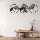 Ginkgo Biloba Leaf Metal Wall Art