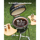 Charcoal Smoker and Grill, 18" Kamado by HouseOfZazla