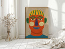 Rainbow Face with a Calm Smile