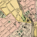 Vintage Map of Bangor, Maine 1894