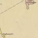 Vintage Map of Falmouth Foreside, Maine 1894