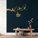 Birds and Cage Metal Wall Art