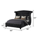 Sophia - Crystal Tufted Upholstered Bed