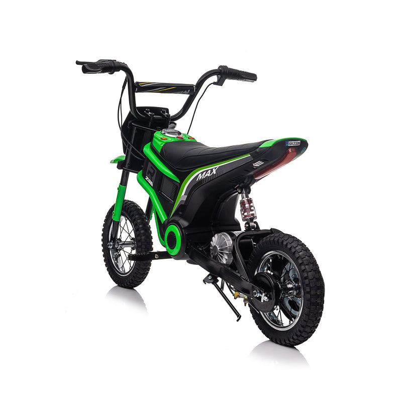 24V14ah Kids Ride On 24V Electric Toy Motocross Motorcycle Dirt Bike-XXL large,Speeds up to 14.29MPH,Dual Suspension, Hand-Operated Dual Brakes, Twist Grip Throttle, Authentic Motocross Bike Geometry