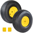 Set of 2 20x8.00-8 Lawn Mower Tires and Wheel Assembly