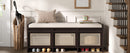 TREXM 48" Entryway Shoe Bench