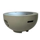 Outdoor Round Propane Fire Pit Table 28-inch, 40,000 BTU by HouseOfZazla