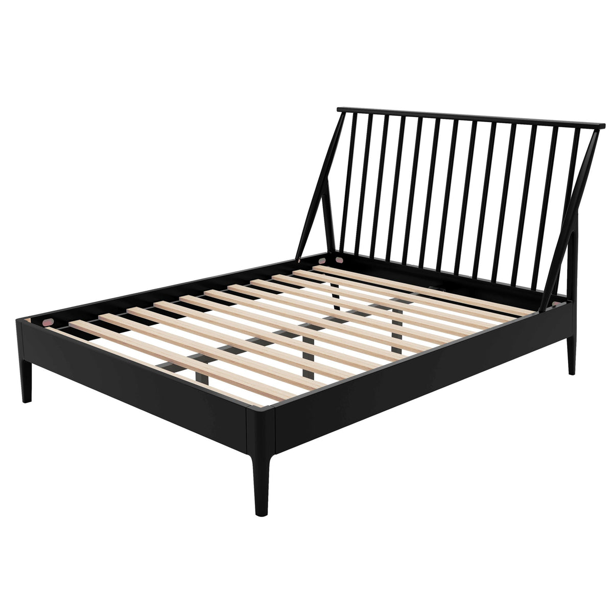 Bohemian Platform Bed With Tall Headboard, photo 10 of 28
