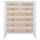 Talia - 8 Drawer Chest - White