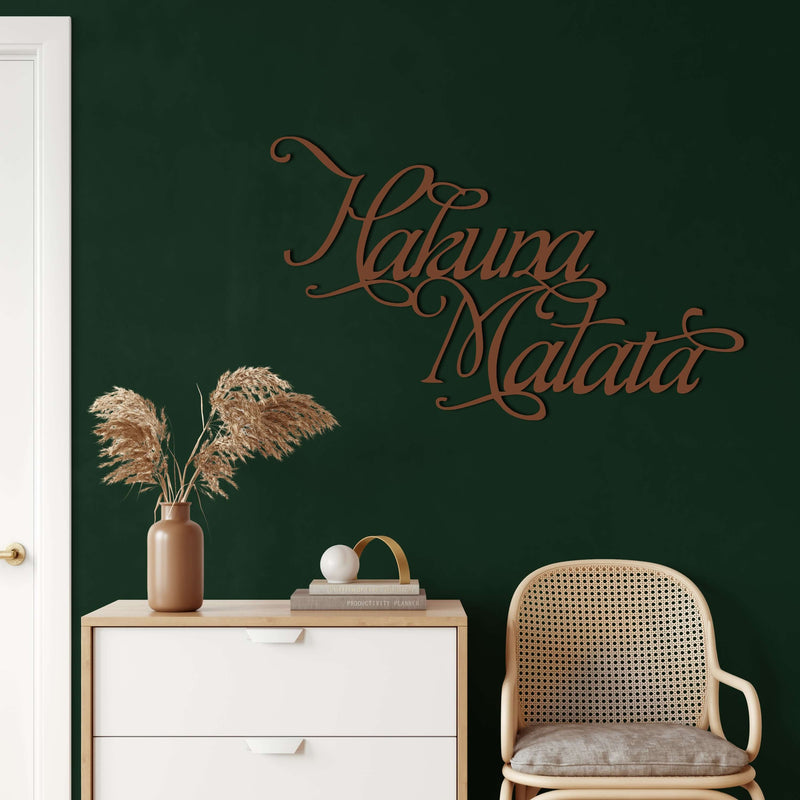 Hakuna Matata Metal Wall Art