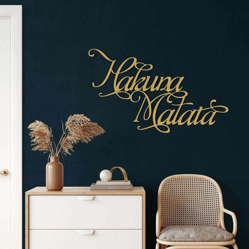 Hakuna Matata Metal Wall Art