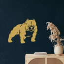 American Bully Dog Metal Wall Art