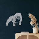 American Bully Dog Metal Wall Art