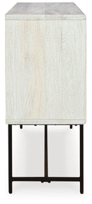 Freyton - Accent Cabinet - White / Gray