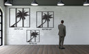 Palm Tree Metal Wall Art