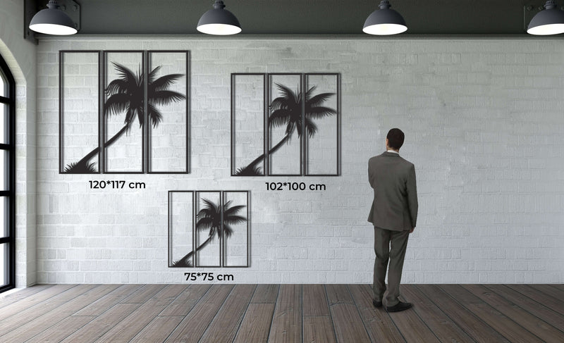 Palm Tree Metal Wall Art