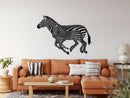 Zebra Metal Wall Art