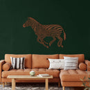 Zebra Metal Wall Art