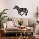 Zebra Metal Wall Art