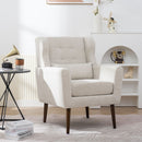 Modern Accent Chair Upholstered Foam Filled Living Room Chairs Comfy Reading Chair Mid-Century Modern Chair With Fabric Lounge Arm Chairs Armchair For Living Room Bedroom by HouseOfZazla