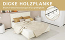 Modern Upholstered Bed Frame – Premium Holland Velvet Fabric by HouseOfZazla