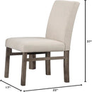 Transitional Upholstered Dining Chair For Kitchen (Set of 2) by HouseOfZazla
