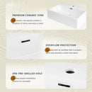 Bathroom Vanity With Ceramic Sink And Ample Storage, Ideal For Small Bathrooms by HouseOfZazla