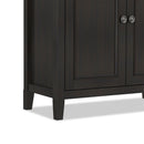 Amherst - 2 Door Storage Cabinet & Adjustable Shelving - Brown by HouseOfZazla