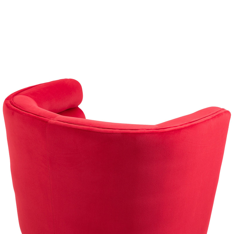 Accent Chair, leisure single chair with Golden feet