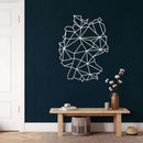 Germany Map Metal Wall Art
