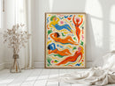 Joyful Nudes in Colorful Flow