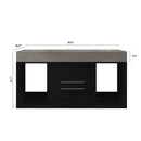 39.4 Inches Single Contemporary Floating Bathroom Vanity