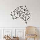 Australia Map Metal Wall Art