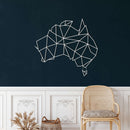 Australia Map Metal Wall Art