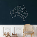 Australia Map Metal Wall Art