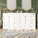 Shaker Free Standing Bathroom Vanity Cabinet & Sink, Soft Close Drawers, Soft Close Doors by HouseOfZazla