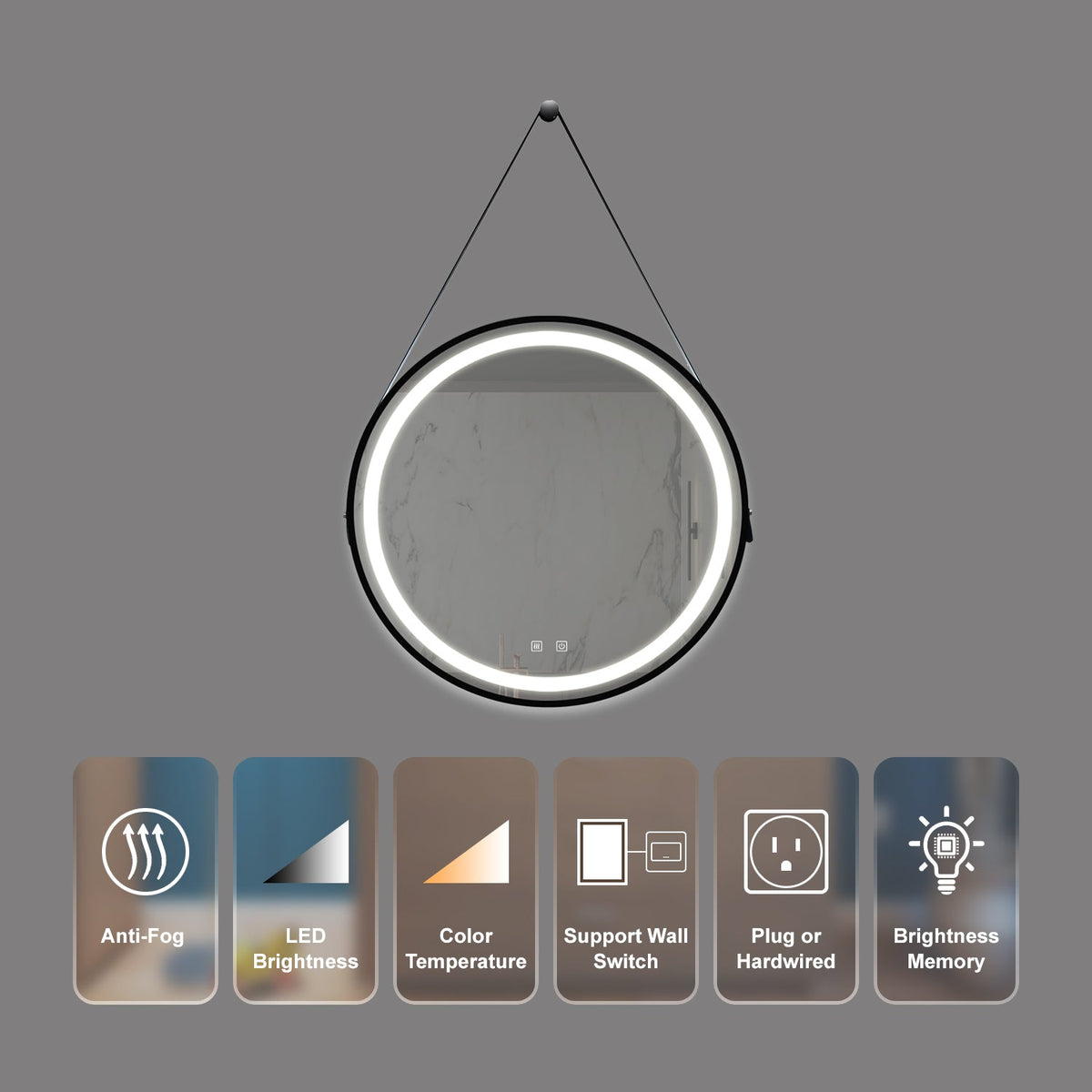 32-Inch Classy LED Bathroom Vanity Mirror, photo 3 of 10