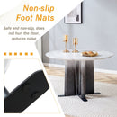 Round Dining Table With Cross Base, Modern Home Furniture