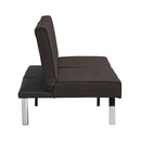Modern Sofa Bed With Wood Frame And Stainless Legs by HouseOfZazla