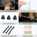 Universal Gun Cleaning Kit Gun Cleaning Brushes Mops Muff Guard w/ Carrying Case For Rifles Pistols Handguns Shotguns by GBruno Store